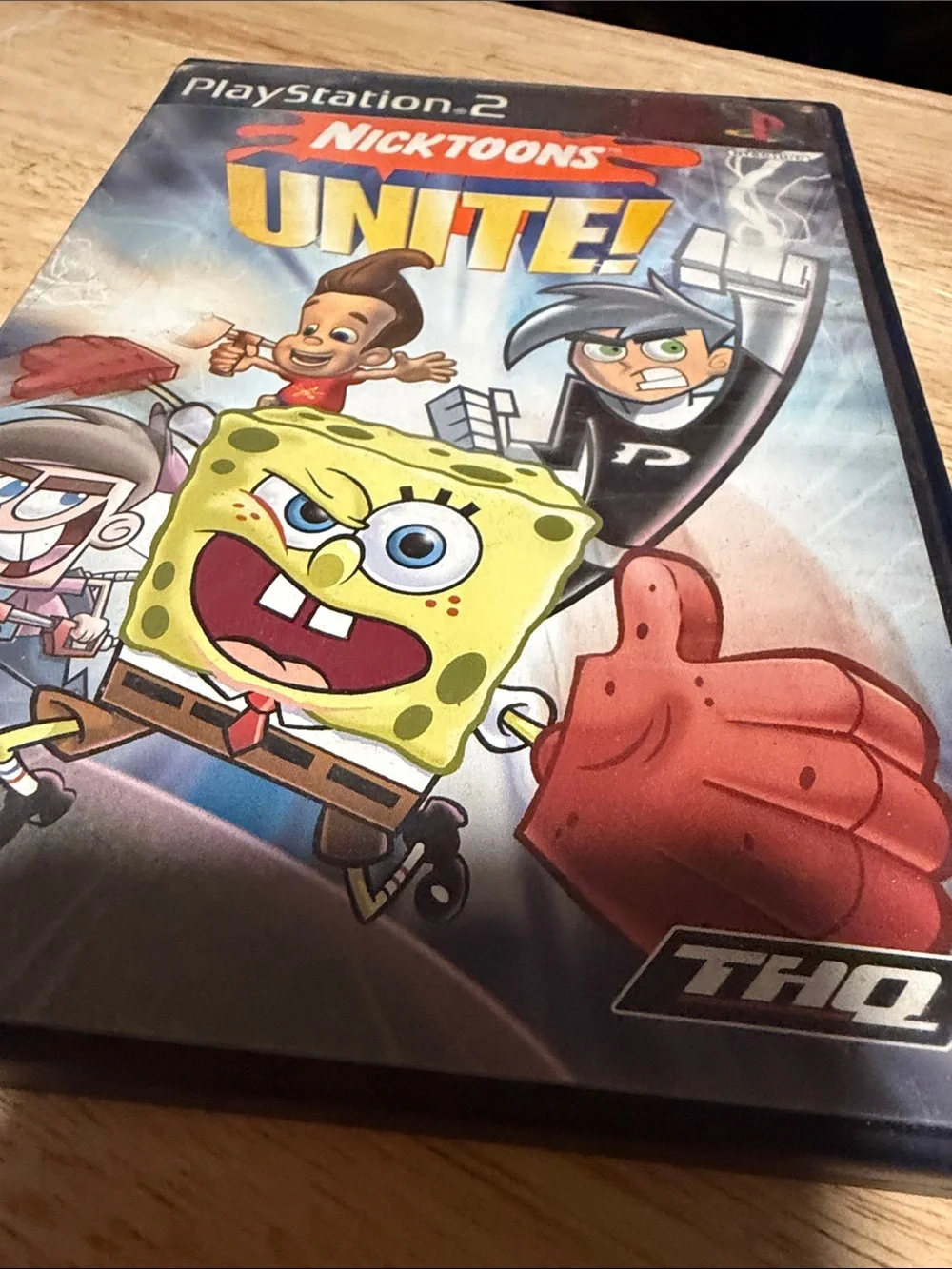 Nicktoons Unite! (PlayStation 2) - SpongeBob Yellow Video Game